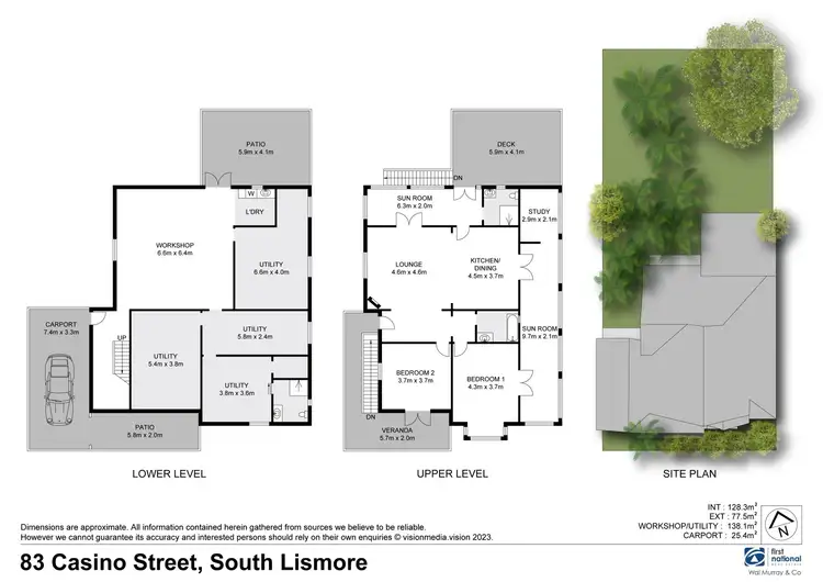 Floorplan of Homely house listing, 83 Casino Street, South Lismore NSW 2480