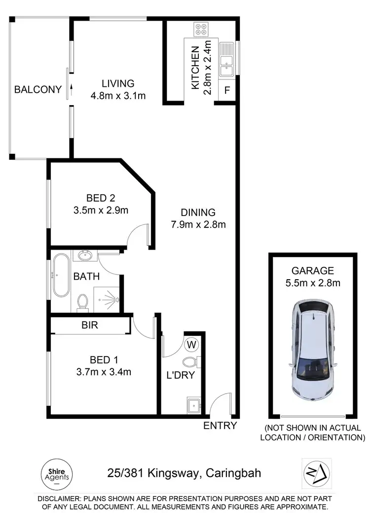 Floorplan of Homely apartment listing, 25/381-389 Kingsway, Caringbah NSW 2229