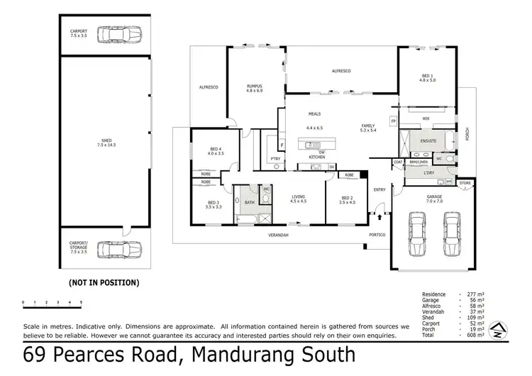 Floorplan of Homely rural property listing, 69 Pearces Road, Mandurang VIC 3551