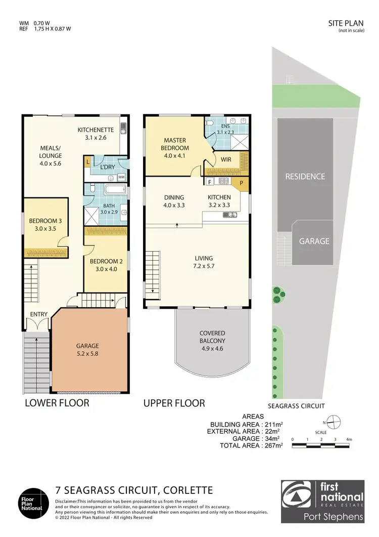 Floorplan of Homely house listing, 7 Seagrass Circuit, Corlette NSW 2315