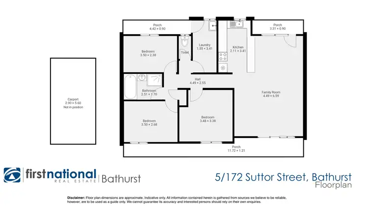 Floorplan of Homely unit listing, 5/172 Suttor Street, Windradyne NSW 2795