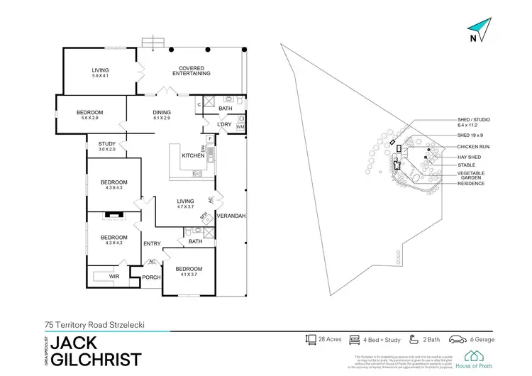 Floorplan of Homely house listing, 75 Territory Road, Strzelecki VIC 3950