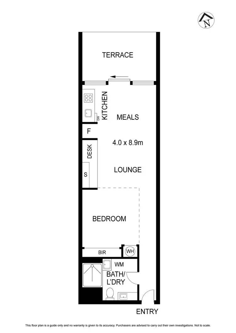 Floorplan of Homely apartment listing, 1010/555 Flinders Street, Melbourne VIC 3000