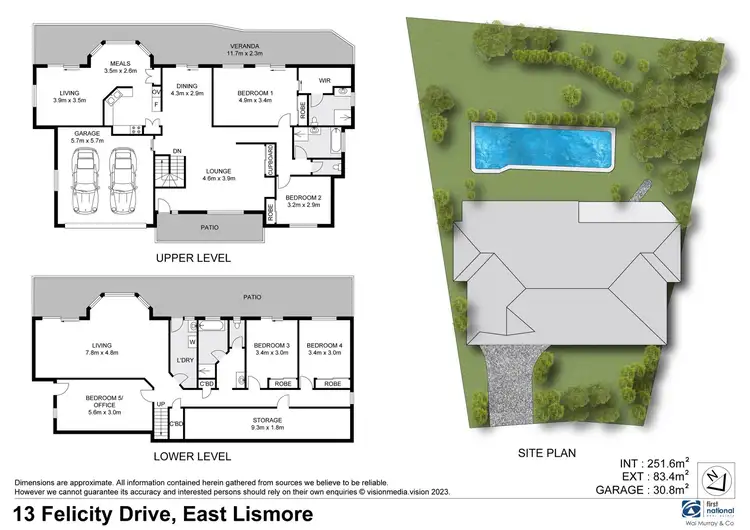 Floorplan of Homely house listing, 13 Felicity Drive, East Lismore NSW 2480