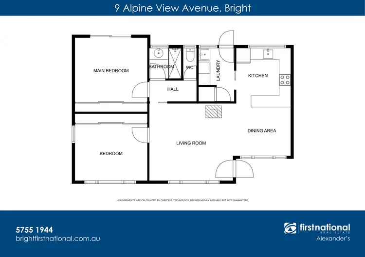 Floorplan of Homely house listing, 9 Alpine View Avenue, Bright VIC 3741