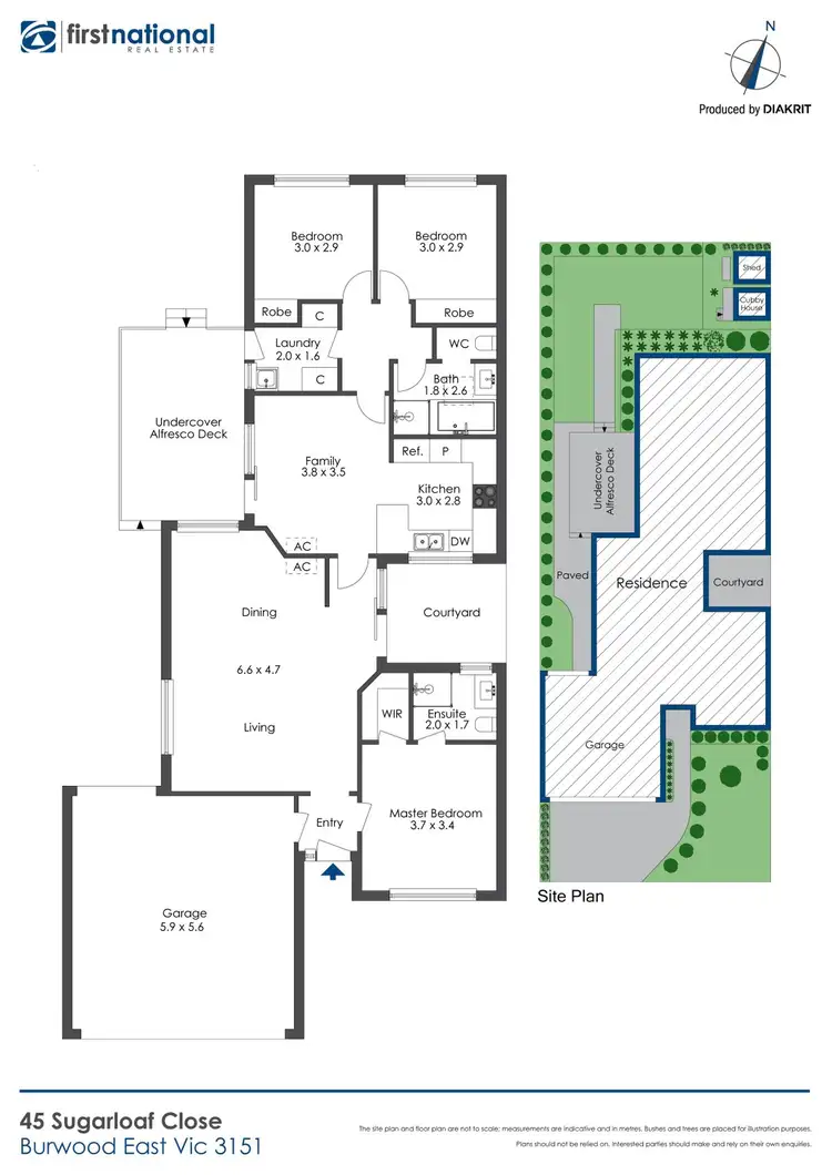 Floorplan of Homely house listing, 45 Sugarloaf Close, Burwood East VIC 3151