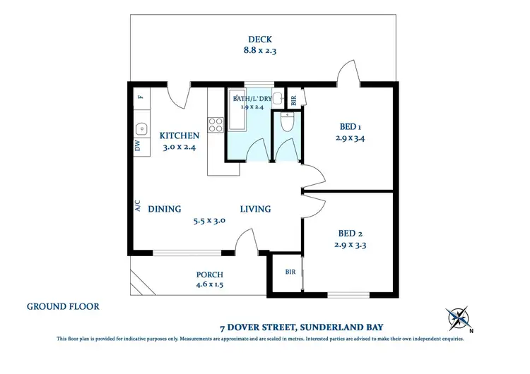 Floorplan of Homely house listing, 7 Dover Street, Sunderland Bay VIC 3922