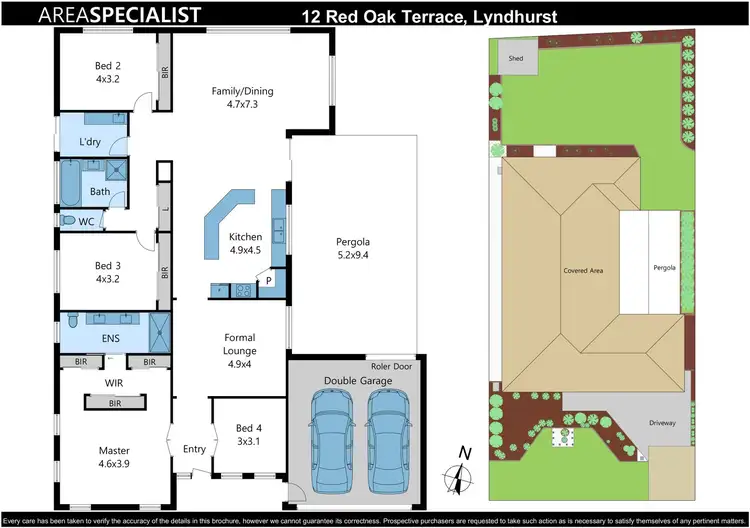 Floorplan of Homely house listing, 12 Red Oak Terrace, Lyndhurst VIC 3975