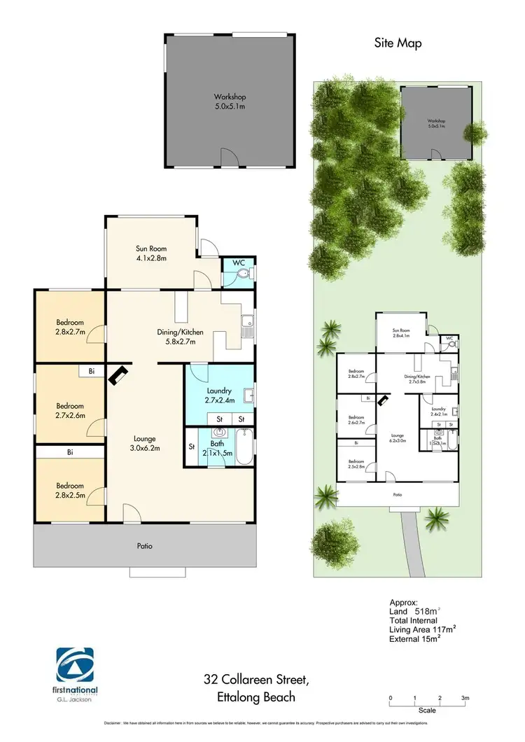 Floorplan of Homely house listing, 32 Collareen Street, Ettalong Beach NSW 2257