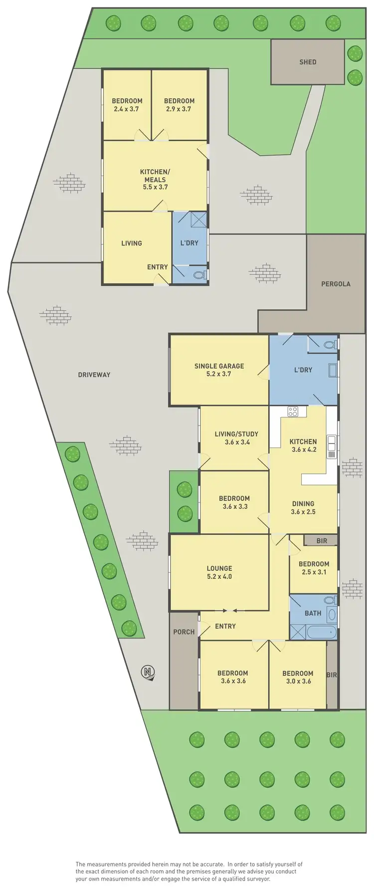 Floorplan of Homely house listing, 1 Ainsworth Street, Sunshine West VIC 3020
