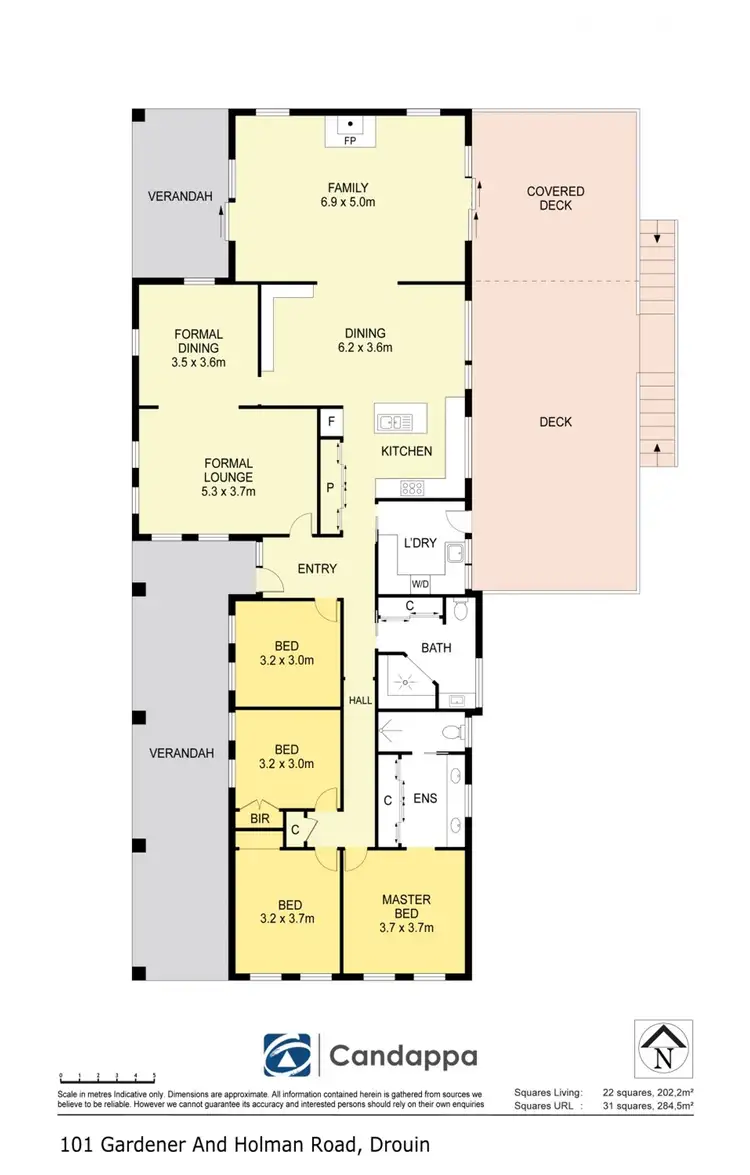 Floorplan of Homely house listing, 101 Gardner and Holman Road, Drouin VIC 3818