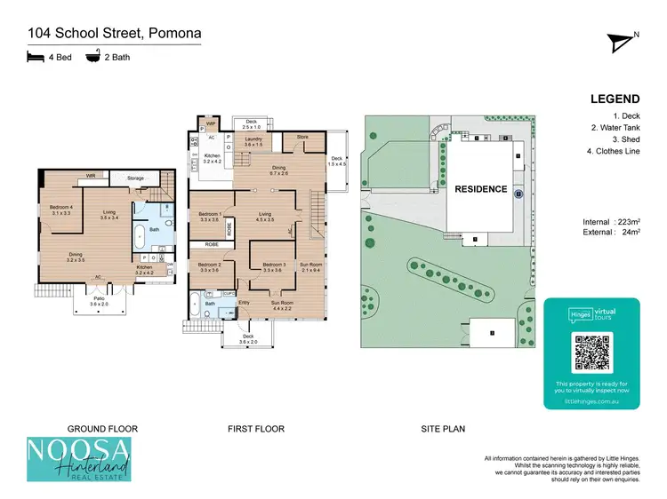 Floorplan of Homely house listing, 104 School Street, Pomona QLD 4568