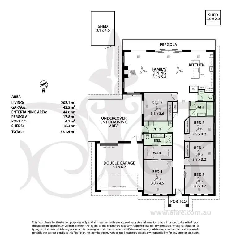 Floorplan of Homely house listing, 15 Cleland Street, Mount Barker SA 5251