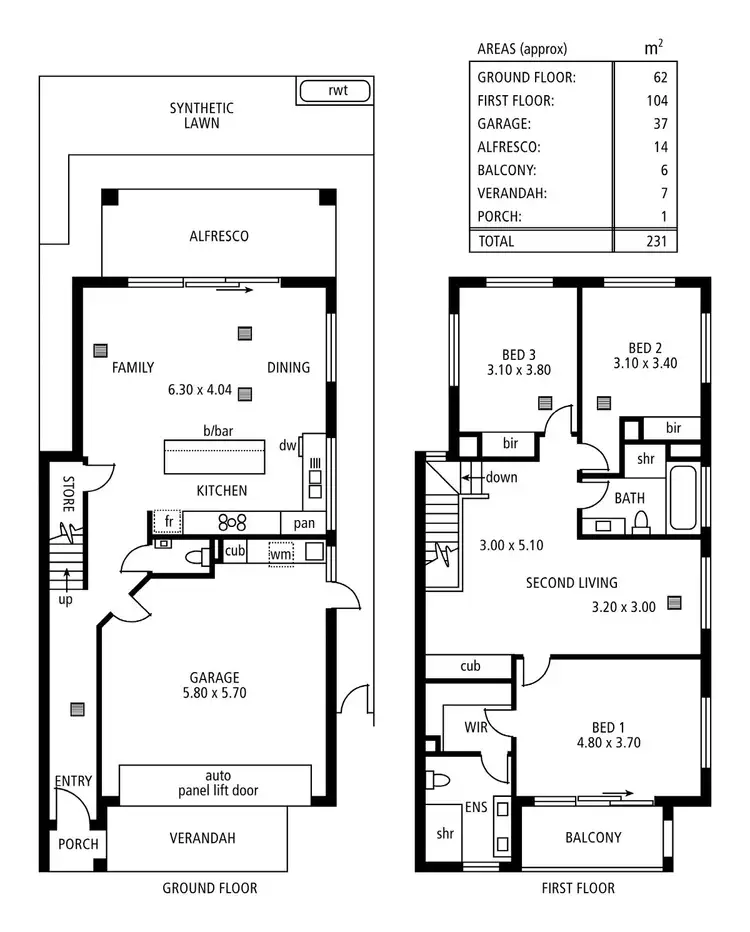 Floorplan of Homely house listing, 44 Sheffield Crescent, Blair Athol SA 5084