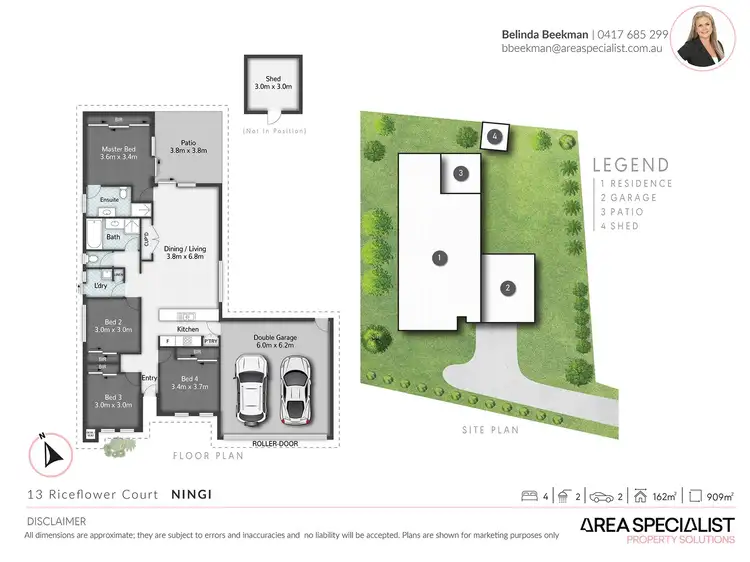 Floorplan of Homely house listing, 13 Riceflower Court, Ningi QLD 4511