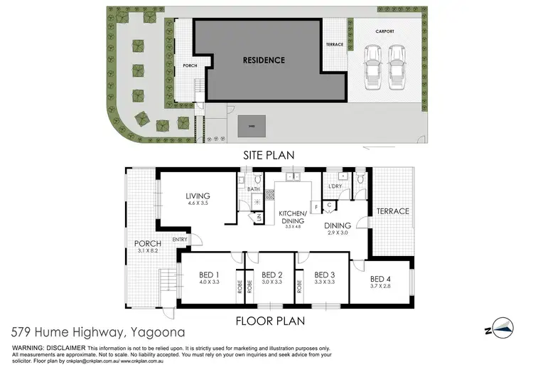 Floorplan of Homely house listing, 579 Hume Highway, Yagoona NSW 2199