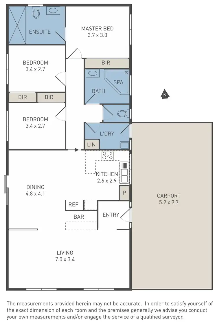 Floorplan of Homely house listing, 3 Lentara Crescent, Wyndham Vale VIC 3024