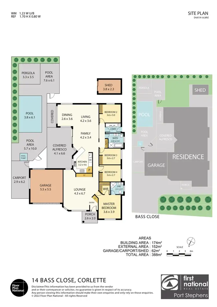 Floorplan of Homely house listing, 14 Bass Close, Corlette NSW 2315