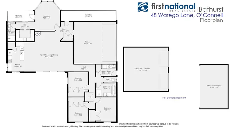 Floorplan of Homely rural property listing, 48 Warego Lane, O'connell NSW 2795