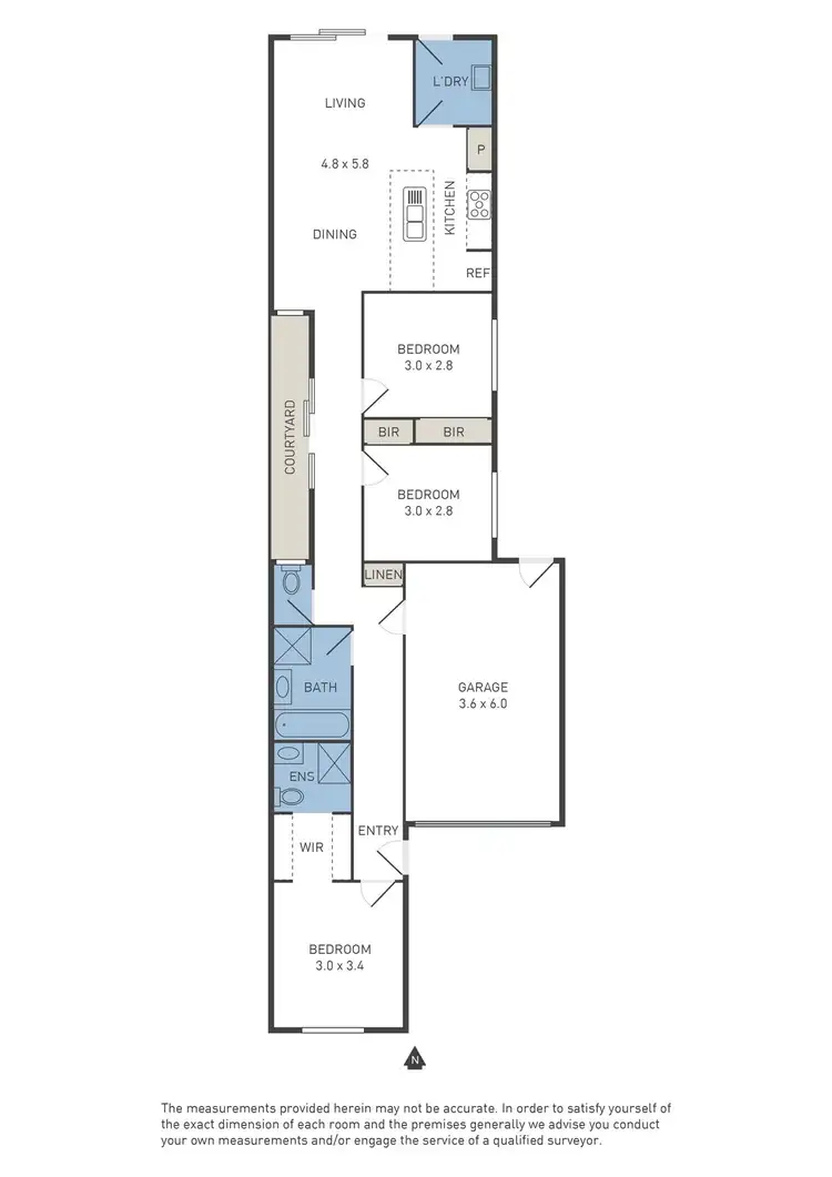 Floorplan of Homely unit listing, 24A Springleaf Road, Tarneit VIC 3029