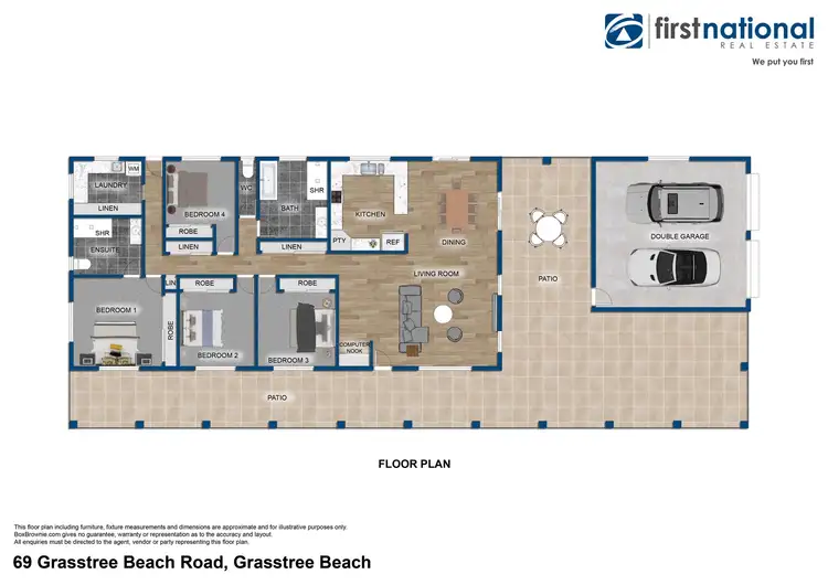Floorplan of Homely rural property listing, 69 Grasstree Beach Road, Grasstree Beach QLD 4740
