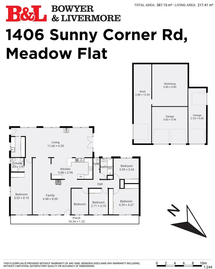 Floorplan of Homely rural property listing, 1406 Sunny Corner Road, Meadow Flat NSW 2795