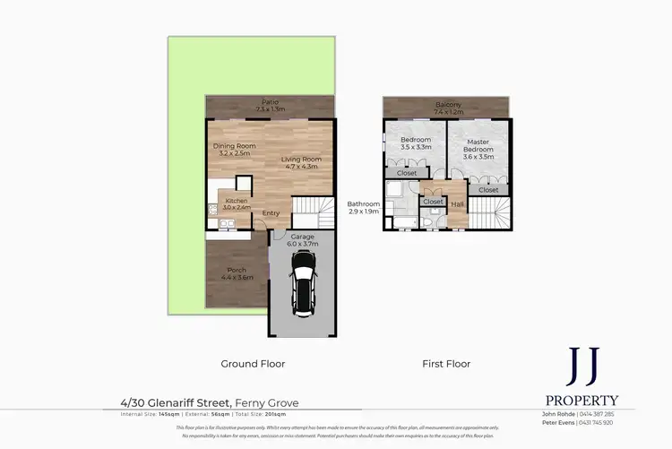 Floorplan of Homely townhouse listing, 4/30 Glenariff Street, Ferny Grove QLD 4055