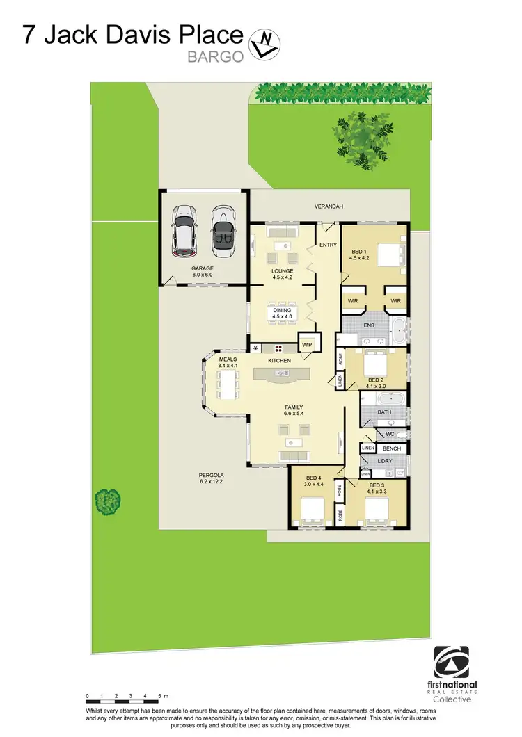 Floorplan of Homely house listing, 7 Jack Davis Place, Bargo NSW 2574