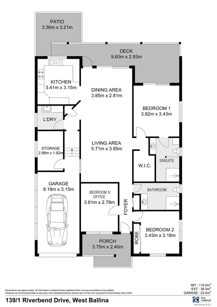 Floorplan of Homely house listing, 139/1 Riverbend Drive, West Ballina NSW 2478