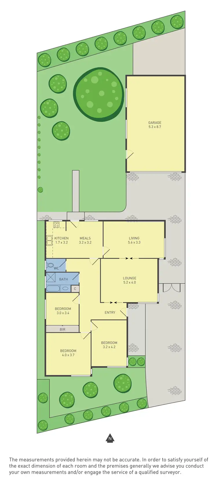 Floorplan of Homely house listing, 52 Millbank Drive, Deer Park VIC 3023