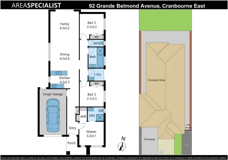 Floorplan of Homely house listing, 92 Grande Belmond Avenue, Cranbourne East VIC 3977