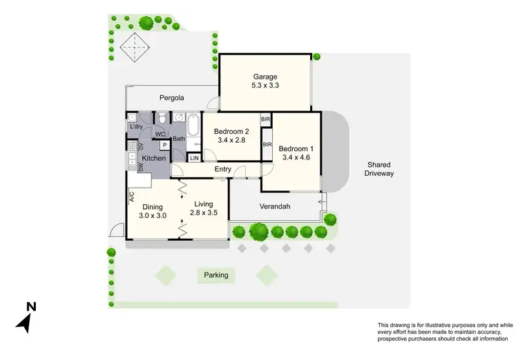 Floorplan of Homely unit listing, 1/1A Troy Street, Bonbeach VIC 3196