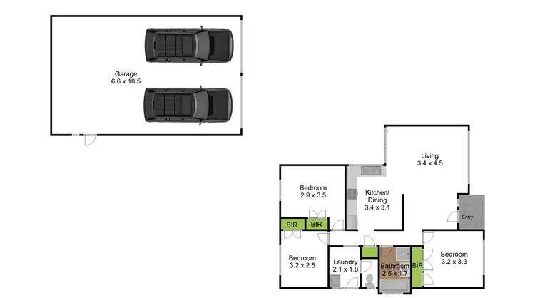 Floorplan of Homely house listing, 17 Burnet Place, Traralgon VIC 3844