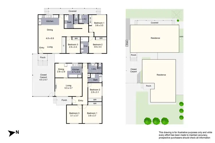 Floorplan of Homely house listing, 6 Northgate Drive, Springvale South VIC 3172
