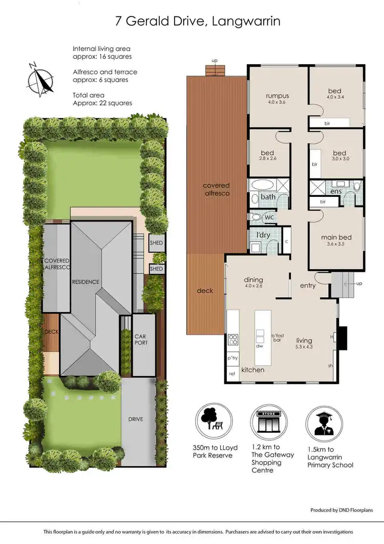 Floorplan of Homely house listing, 7 Gerald Drive, Langwarrin VIC 3910