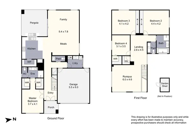 Floorplan of Homely house listing, 7 Snowdrop Drive, Keysborough VIC 3173