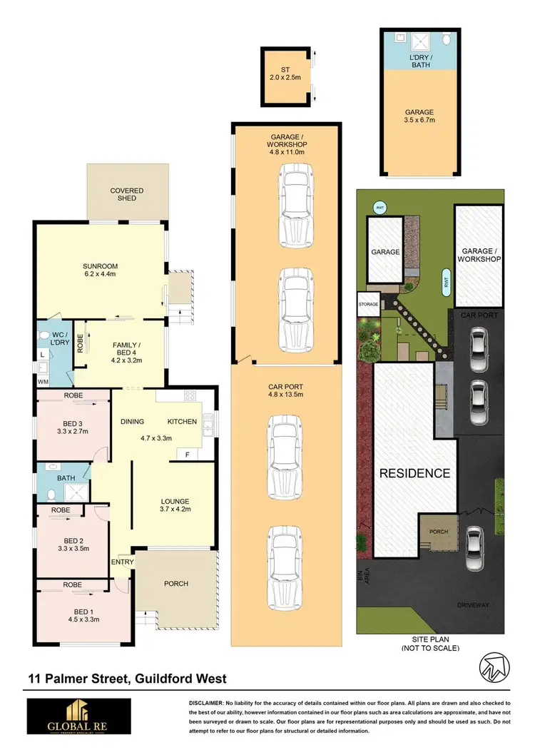 Floorplan of Homely house listing, 11 Palmer Street, Guildford West NSW 2161