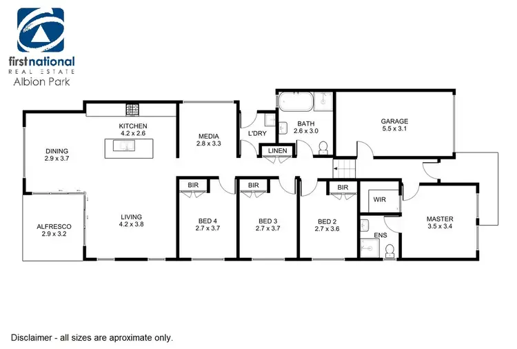 Floorplan of Homely house listing, 57 Wildflower Crescent, Calderwood NSW 2527