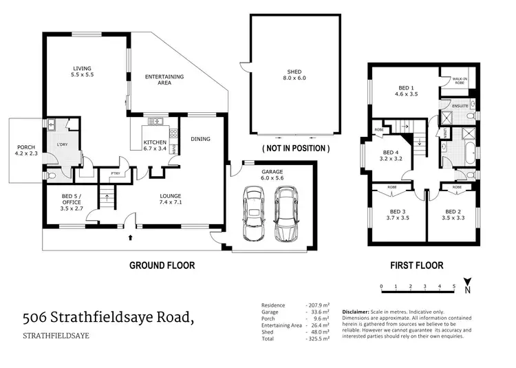 Floorplan of Homely house listing, 506 Strathfieldsaye Road, Strathfieldsaye VIC 3551
