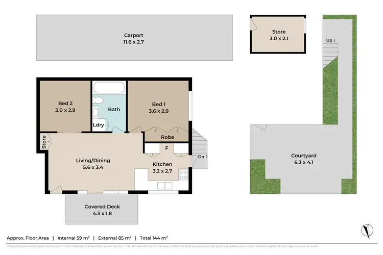 Floorplan of Homely unit listing, 2/23 Woodstock Road, Toowong QLD 4066