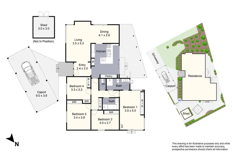 Floorplan of Homely house listing, 3 Moorgate Court, Keysborough VIC 3173