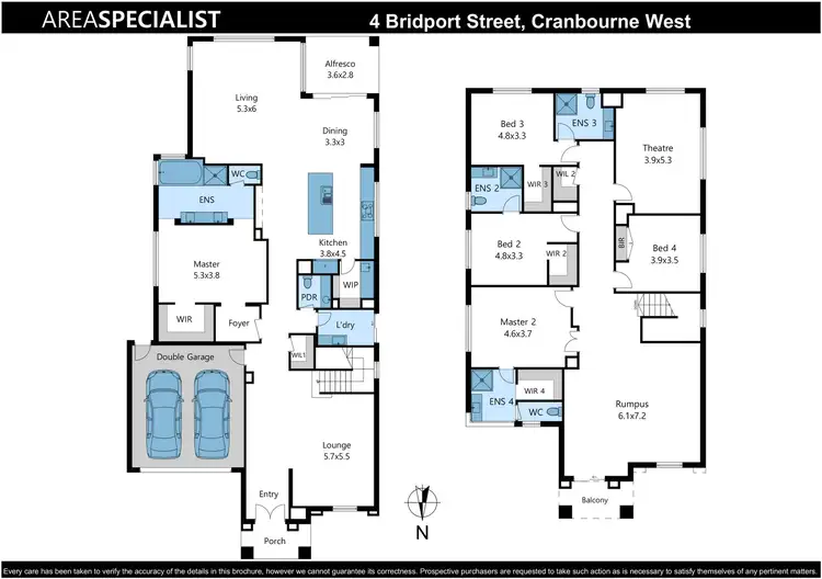 Floorplan of Homely house listing, 4 Bridport Street, Cranbourne West VIC 3977