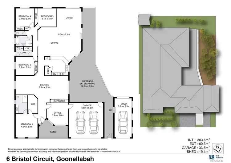 Floorplan of Homely house listing, 6 Bristol Circuit, Goonellabah NSW 2480