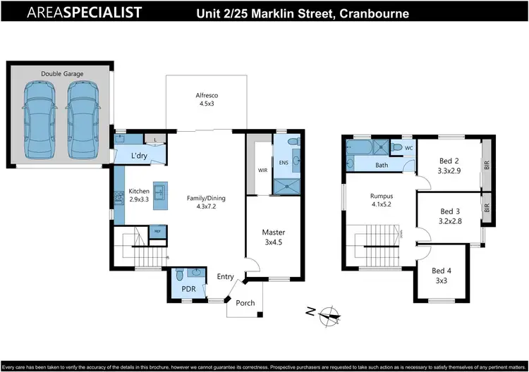 Floorplan of Homely house listing, 2/25 Marklin Street, Cranbourne VIC 3977