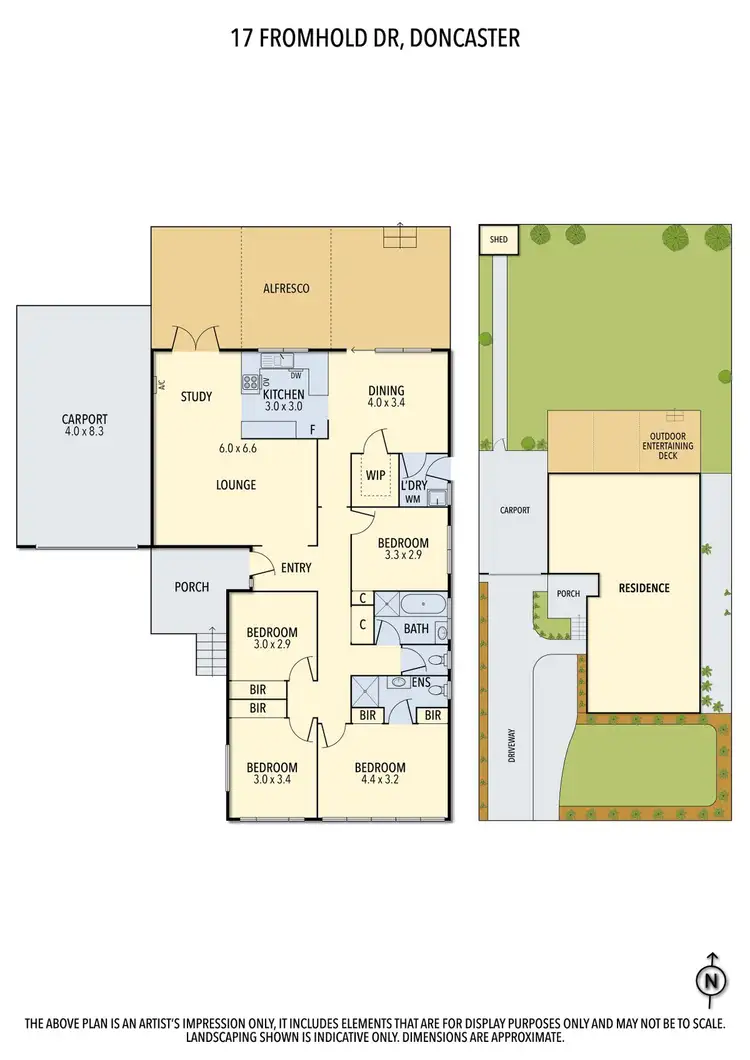 Floorplan of Homely house listing, 17 Fromhold Drive, Doncaster VIC 3108