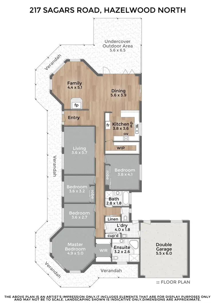 Floorplan of Homely house listing, 217 Sagars Road, Hazelwood North VIC 3840