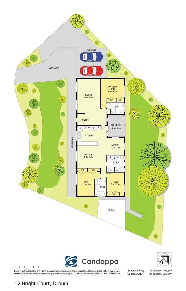 Floorplan of Homely house listing, 12 Bright Court, Drouin VIC 3818