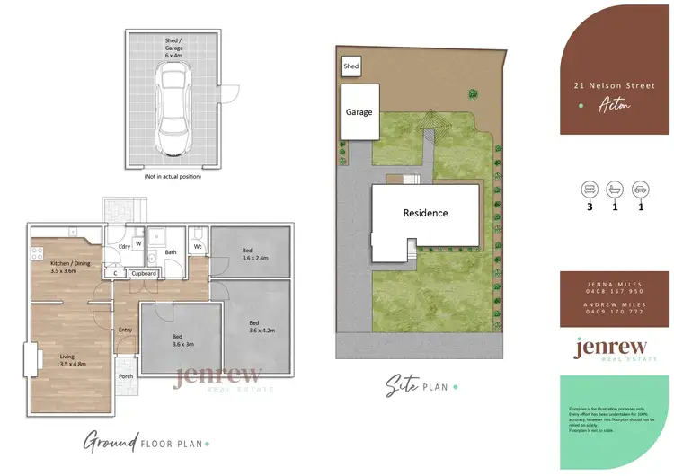 Floorplan of Homely house listing, 21 Nelson Street, Acton TAS 7320