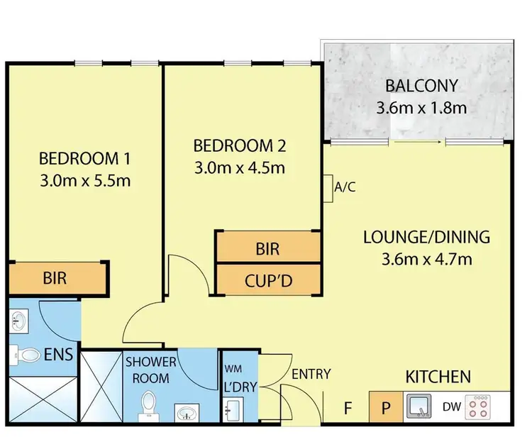 Floorplan of Homely apartment listing, 201/1 Langs Road, Ascot Vale VIC 3032