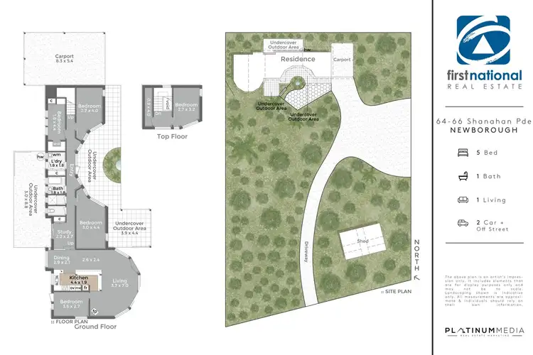 Floorplan of Homely house listing, 64-66 Shanahan Parade, Newborough VIC 3825